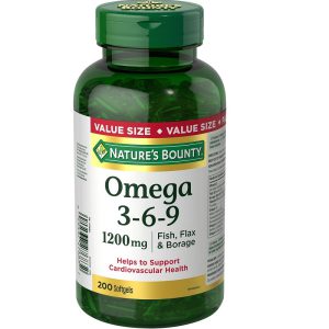 امگا 3 6 9 نیچرز بونتی 200 عددی  Nature’s Bounty Omega-3-6-9