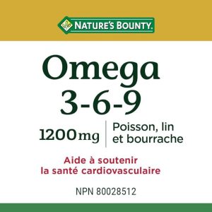 امگا 3 6 9 نیچرز بونتی 200 عددی  Nature’s Bounty Omega-3-6-9