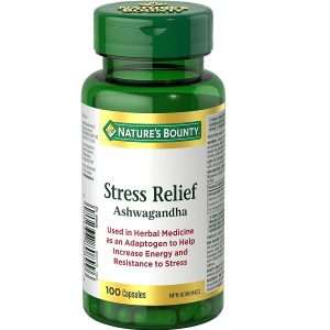کاهش دهنده استرس آشواگاندا 100 عدد Nature's Bounty Stress Relief Ashwagandha