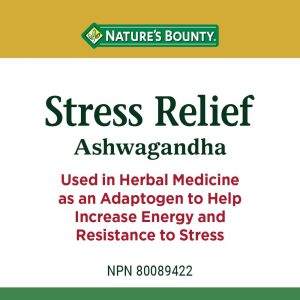 کاهش دهنده استرس آشواگاندا 100 عدد Nature's Bounty Stress Relief Ashwagandha