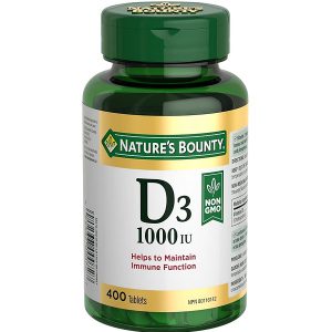 ویتامین D3 نیچرز بونتی 400 عدد 1000 واحد Nature's Bounty Vitamin D3