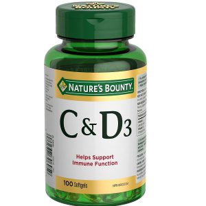 ویتامین C و ویتامین D3 نیچرز بونتی Nature's Bounty Vitamin C and D3
