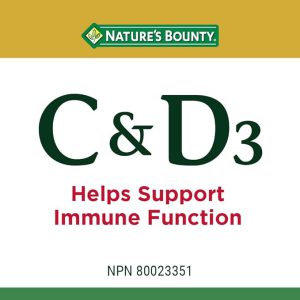 ویتامین C و ویتامین D3 نیچرز بونتی Nature's Bounty Vitamin C and D3