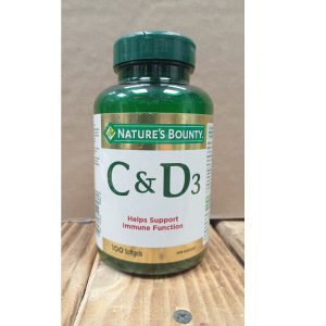 ویتامین C و ویتامین D3 نیچرز بونتی Nature's Bounty Vitamin C and D3