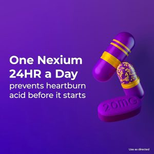 کپسول تسکین دهنده سوزش معده نکسیوم Nexium 24HR