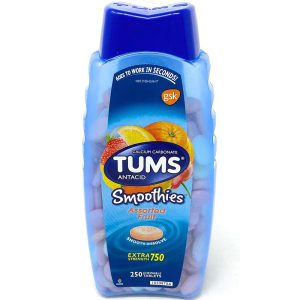 تسکین دهنده سوزش سردل و کاهش اسید معده TUMS Extra Strength Smoothies