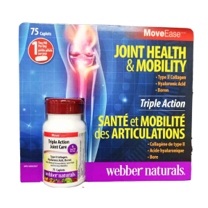 محافظت کننده مفصل  تریپل اکشن وبر نچرالز 75 عدد Webber Naturals Triple Action
