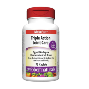 محافظت کننده مفصل  تریپل اکشن وبر نچرالز 75 عدد Webber Naturals Triple Action