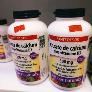 کلسیم سیترات و ویتامین دی وبر نچرالز 350 عدد Webber Calcium Citrate Vitamin D3