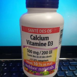 کلسیم ویتامین دی وبر نچرالز Webber Calcium Vitamin D3 500mg/200IU