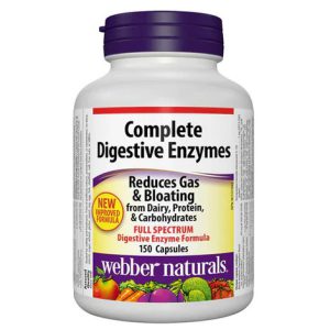 آنزیم گوارشی وبر نچرالز 150 عدد Webber Complete Digestive Enzymes