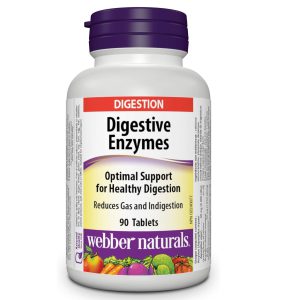 آنزیم گوارشی وبر نچرالز 90 عدد Webber Naturals Digestive Enzymes
