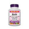 مکمل بیوتین وبر نچرالز 10000 میکروگرم 120 عدد Webber Naturals Biotin