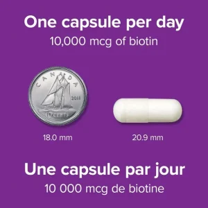 مکمل بیوتین وبر نچرالز 10000 میکروگرم 120 عدد Webber Naturals Biotin