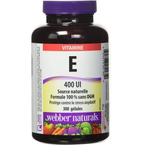 ویتامین ای وبر نچرالز 400 واحد 300 عدد Webber Naturals Vitamin E 400IU