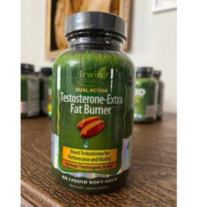چربی سوز و تست بوستر اروین نچرالز Irwin Naturals Testosterone-Extra Fat Burner
