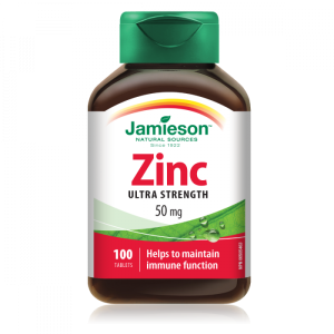 زینک جمیسون 50 میلی گرم 100 عدد Jamieson Zinc