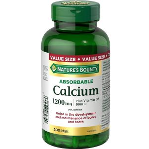 کلسیم نیچرز بونتی 1200 میلی گرم 200 عدد Nature's Bounty Calcium