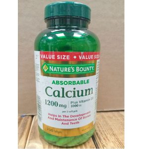 کلسیم نیچرز بونتی 1200 میلی گرم 200 عدد Nature's Bounty Calcium