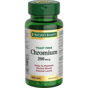 کرومیوم نیچرز بونتی 200 میکروگرم 100 عدد Nature’s Bounty Chromium