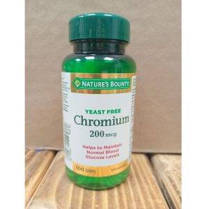 کرومیوم نیچرز بونتی 200 میکروگرم 100 عدد Nature’s Bounty Chromium