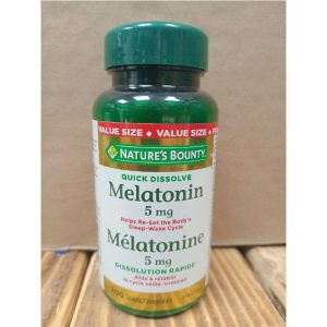 ملاتونین نیچرز بونتی 5 میلی گرم 200 عدد Nature's Bounty QUICK DISSOLVE Melatonin