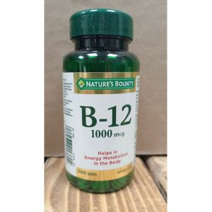 ویتامین ب 12 نیچرز بونتی 1000 میکروگرم 100 عدد Nature's Bounty B-12 1000mcg