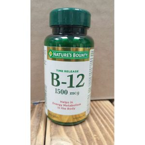 ویتامین ب 12 نیچرز بونتی 1500 میکروگرم 80 عدد Nature's Bounty B-12