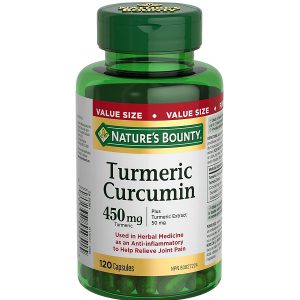 کورکومین زردچوبه نیچرز بونتی 120 کپسول Nature's Bounty Turmeric Curcumin