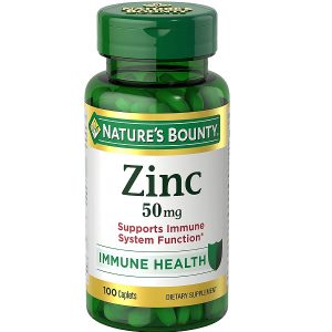 زینک نیچرز بونتی 50 میلی گرم 100 عدد Nature's Bounty Zinc