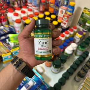 زینک نیچرز بونتی 50 میلی گرم 100 عدد Nature's Bounty Zinc