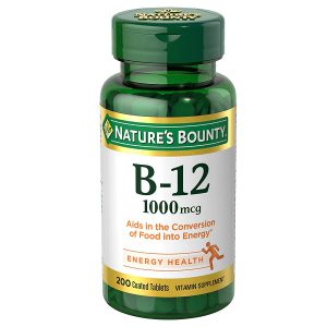 ویتامین ب 12 نیچرز بونتی 1000 میکروگرم 200 عدد Nature's Bounty B-12 1000mcg
