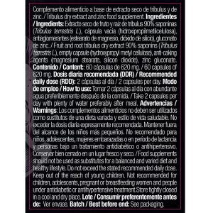 کپسول عصاره خارخاسک و زینک زوماد لبز Zoomad Labs Tribulus Terrestris + Zinc