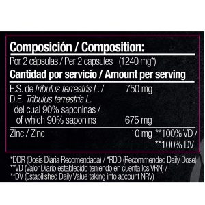 کپسول عصاره خارخاسک و زینک زوماد لبز Zoomad Labs Tribulus Terrestris + Zinc