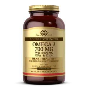 امگا 3 سولگار 700 میلی گرم 120 عدد Solgar Double Strength Omega-3