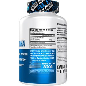 آشواگاندا ای وی ال EVL Nutrition Ashwagandha