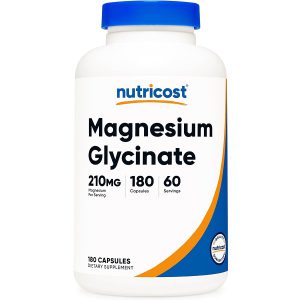 گلیسینات منیزیم نوتری کاست Nutricost Magnesium Glycinate