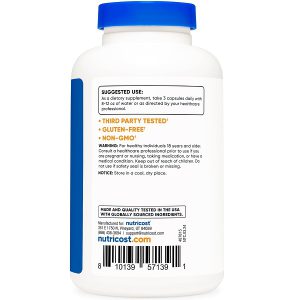 گلیسینات منیزیم نوتری کاست Nutricost Magnesium Glycinate