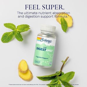 آنزیم گوارشی سولاری Solaray Super Digestaway