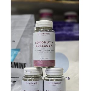 کوکونات کلاژن مای ویتامینز 60 عددی  MYVITAMINZ Coconut & Collagen