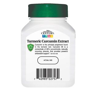 عصاره کورکومین 95 سنتری 500 میلی گرم 45 عدد 21st Century Curcumin 95
