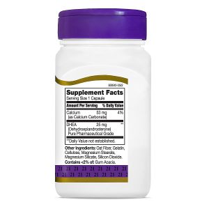 کپسول دهیدرواپی آندروسترون سنتری 25 میلی گرم 90 عدد 21st Century DHEA