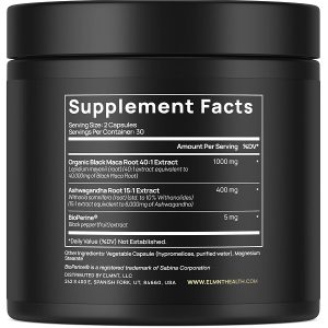 بلک ماکا المنت ELMNT Black Maca حاوی آشواگاندا