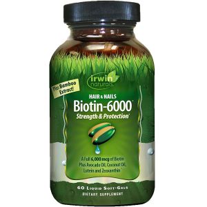 بیوتین 6000 اروین نچرالز Irwin Naturals Biotin-6000