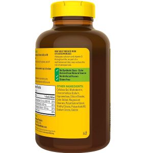 قرص کلسیم منیزیم زینک ویتامین D3 نیچرمید 300 عدد برای سلامت استخوان و دندان