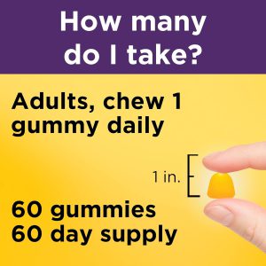 پاستیل کلاژن نیچرمید 60 عدد حاوی ویتامین C، زینک و بیوتین