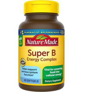 ویتامین B کمپلکس نیچرمید 60 عدد برای کمک به سلامت مغز