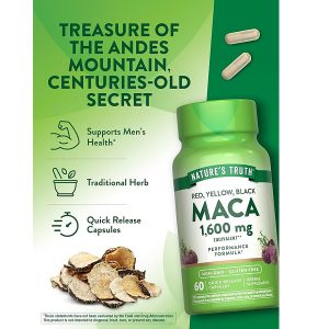 کپسول ماکا نیچرز تریث 1600 میلی گرمی Nature's Truth Maca Root