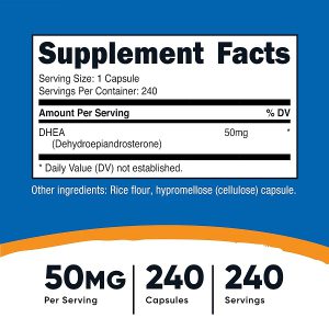 مکمل DHEA نوتری کاست 50 میلی گرم 240 عدد