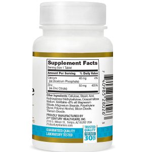 زینک سیترات سنتری 60 عدد 21st Century Zinc Citrate